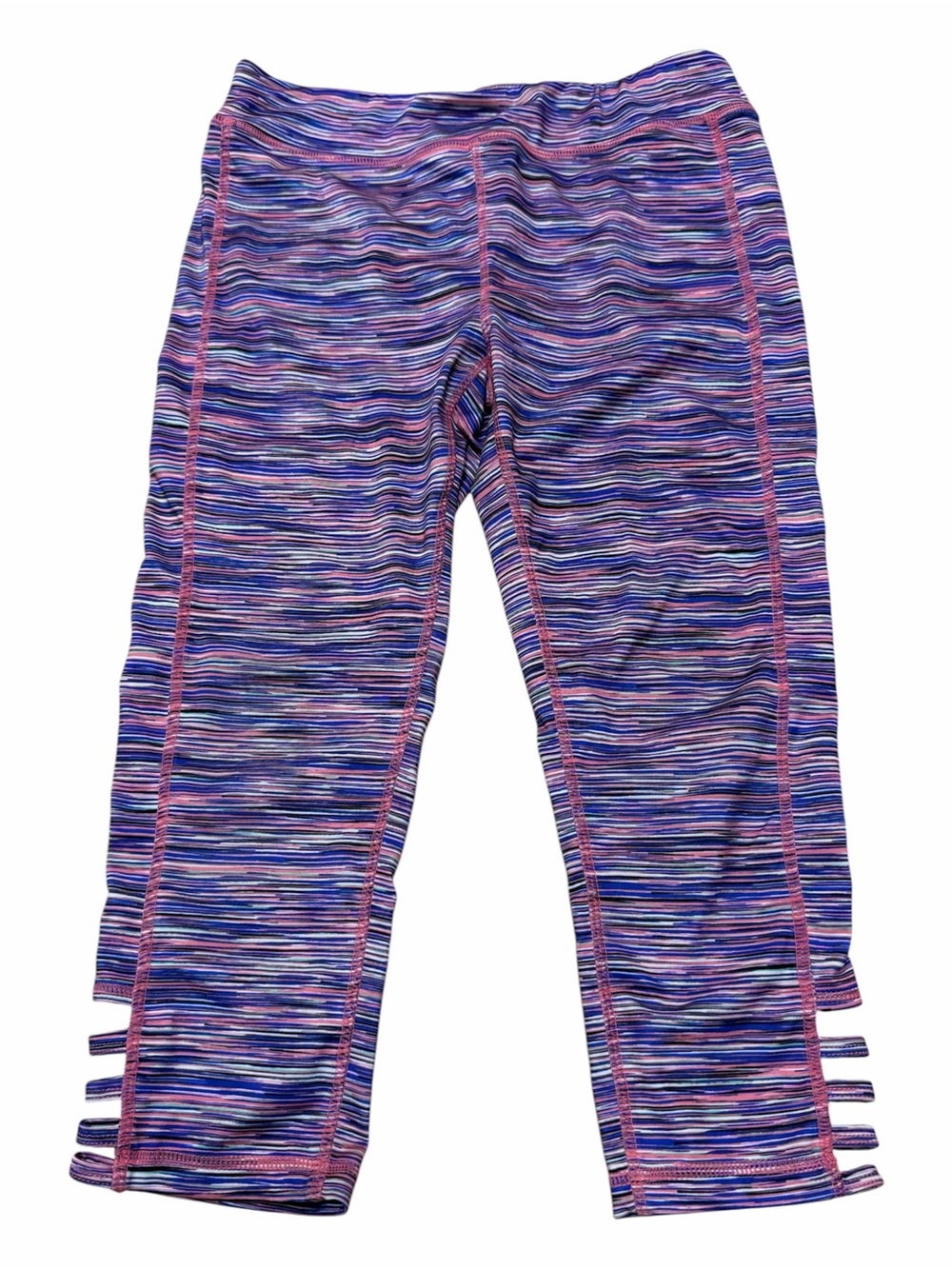 Energy Zone Girls XL 14/16 Space Dye Athletic Capri Leggings